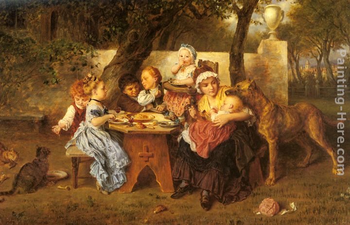 Ludwig Knaus The Birthday Party